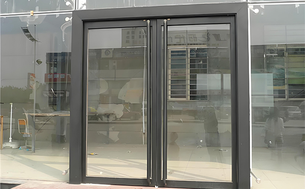 渭滨玻璃地弹门