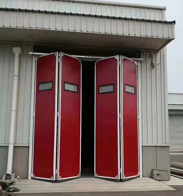 渭滨工业折叠门在大型装配车间出入口的应用实例